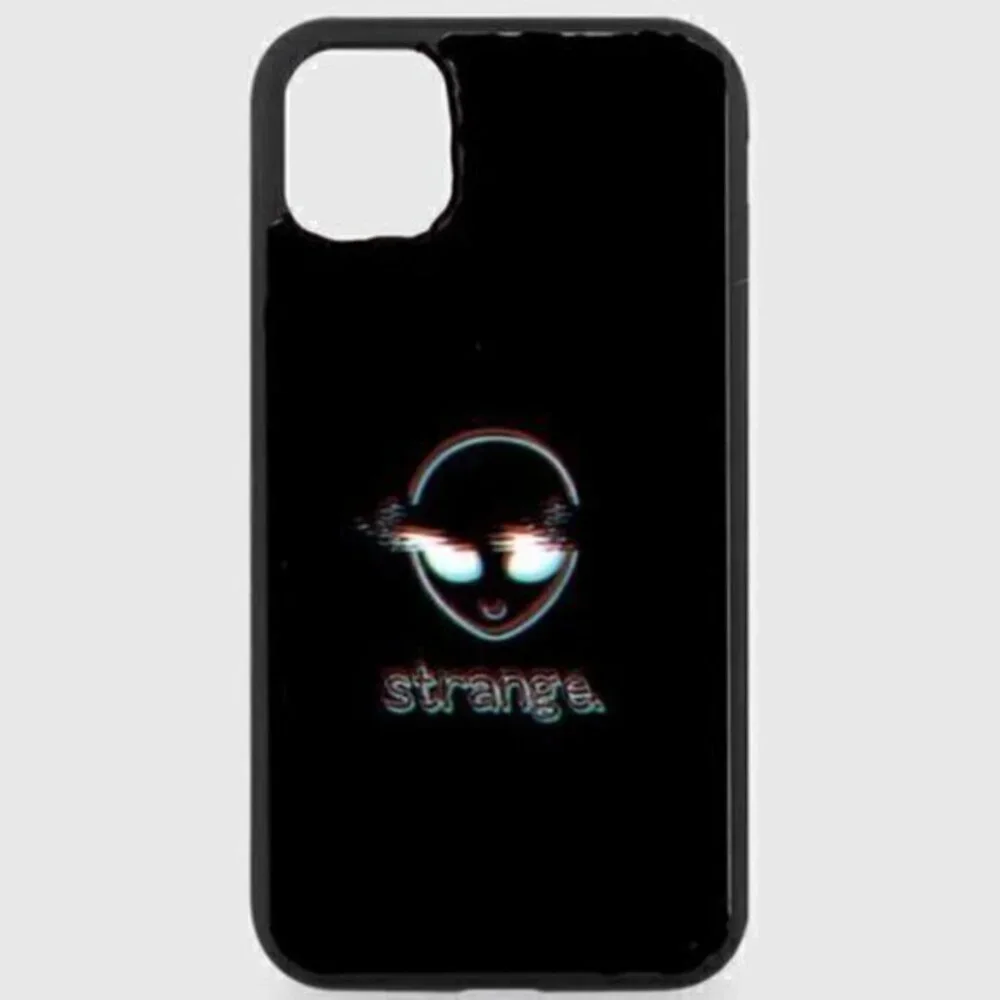 Black Strange Trippy Phone Case